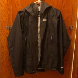 REI brand rain jacket